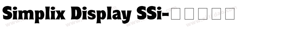 Simplix Display SSi字体转换